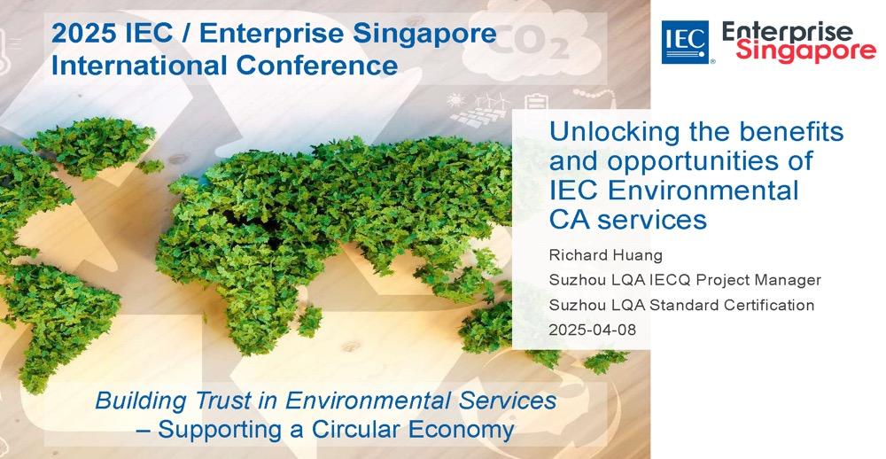5 - 2025 IEC and ESG International Conference Singapore Presentation